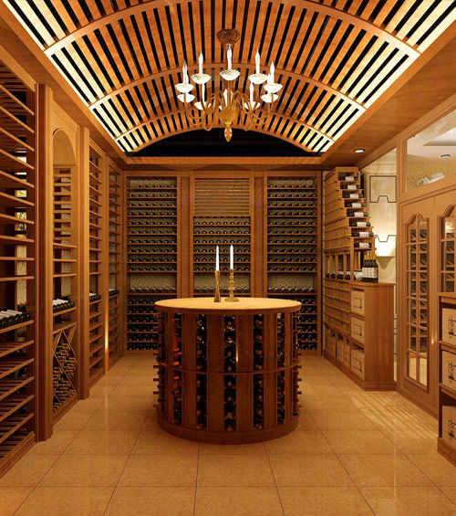 酒窖的酒架做成什么樣子好呢？